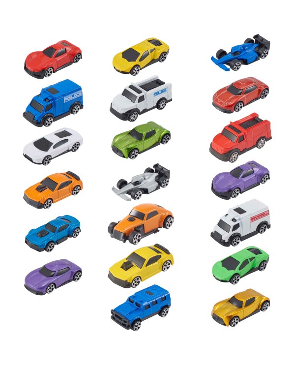 TEAMSTERZ набор металлических машинок, 7см, 20шт