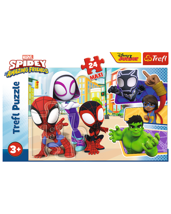 TREFL SPIDER-MAN Макси Пазл Человек-паук Спайди, 24 шт.