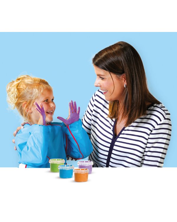 SES Мои первые пальчиковые краски Fluffy, 4 цвета