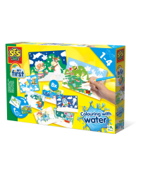 SES Моя первая раскраска водой – Большой набор Животные
