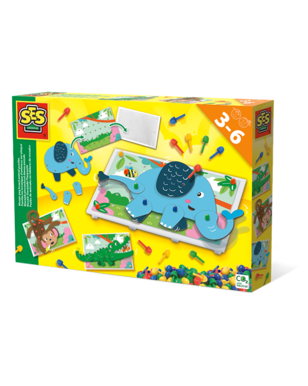 SES Мозаичная доска для колышков "Животные"