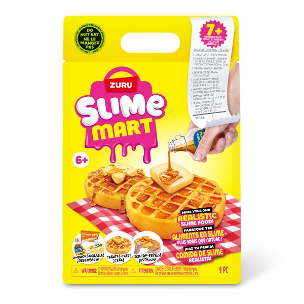 SLIME MART комплект для изготовления слайма Shopping Bag Waffles