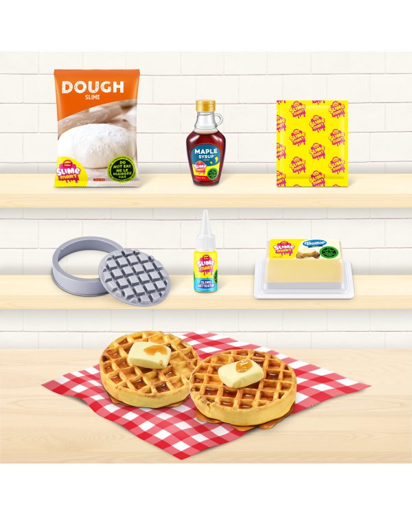 SLIME MART комплект для изготовления слайма Shopping Bag Waffles