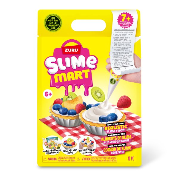 SLIME MART комплект для изготовления слайма Shopping Bag Fruit Tart