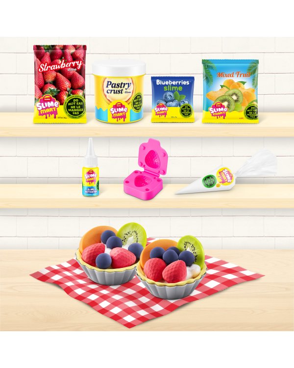 SLIME MART комплект для изготовления слайма Shopping Bag Fruit Tart