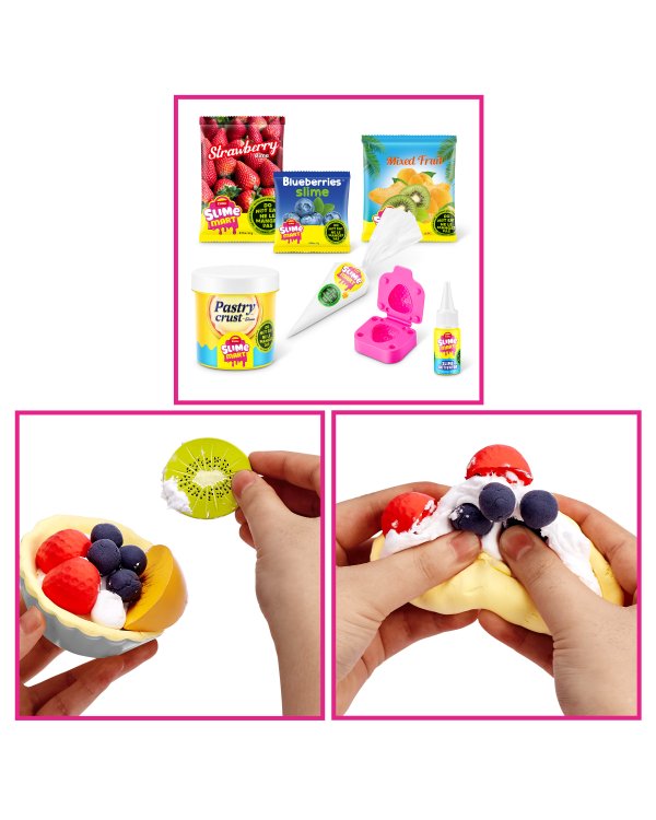 SLIME MART комплект для изготовления слайма Shopping Bag Fruit Tart