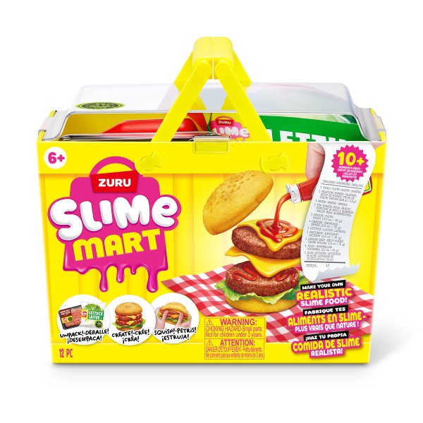 SLIME MART комплект для изготовления слайма Shopping Basket Burger