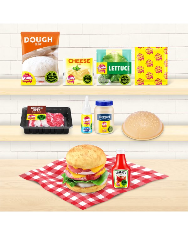 SLIME MART комплект для изготовления слайма Shopping Basket Burger