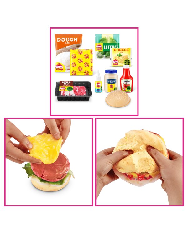 SLIME MART комплект для изготовления слайма Shopping Basket Burger