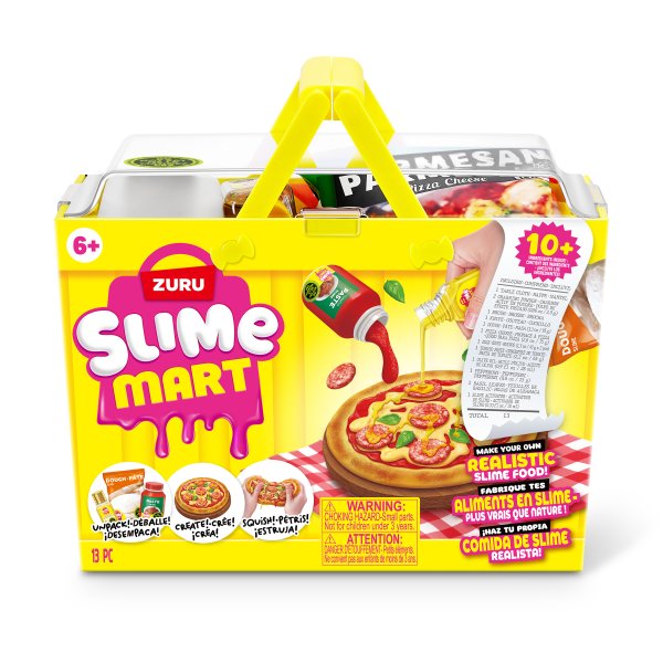 SLIME MART комплект для изготовления слайма Shopping Basket Pizza