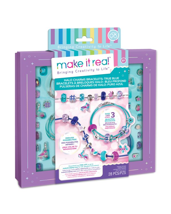 MAKE IT REAL Браслеты синие