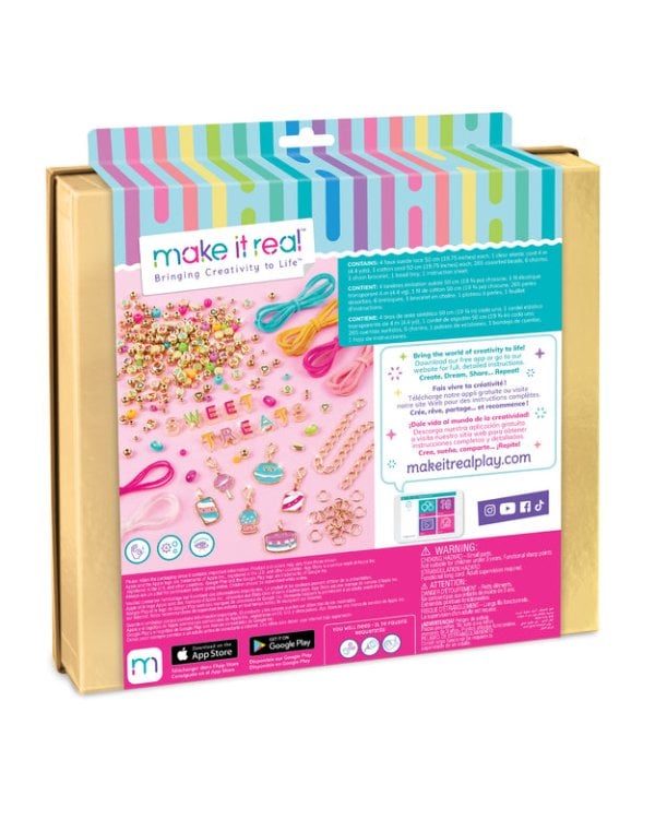 MAKE IT REAL DYI комлпект для создания браслетов "Сладости"