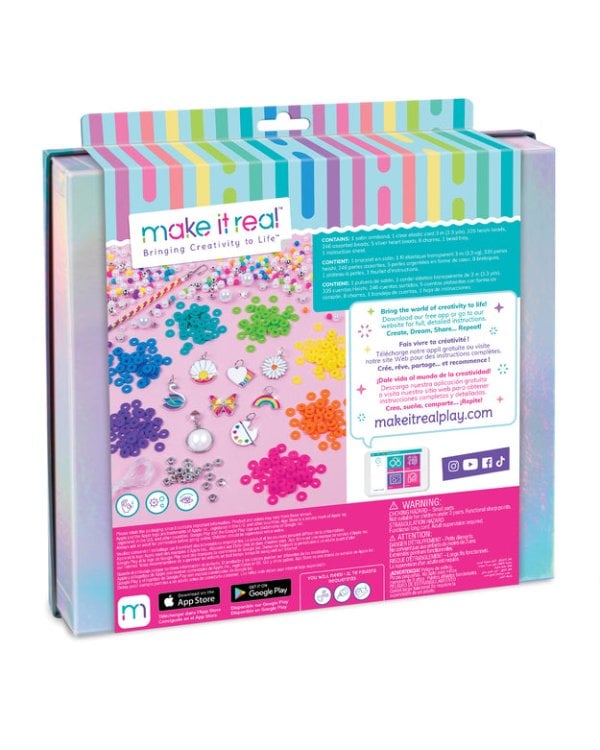 MAKE IT REAL DYI комлпект для создания украшений "Радуга и жемчуг"