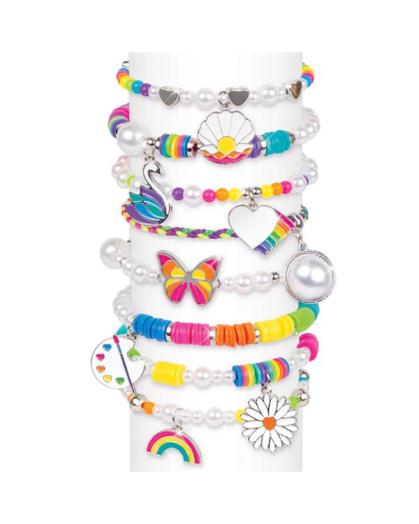 MAKE IT REAL DYI комлпект для создания украшений "Радуга и жемчуг"