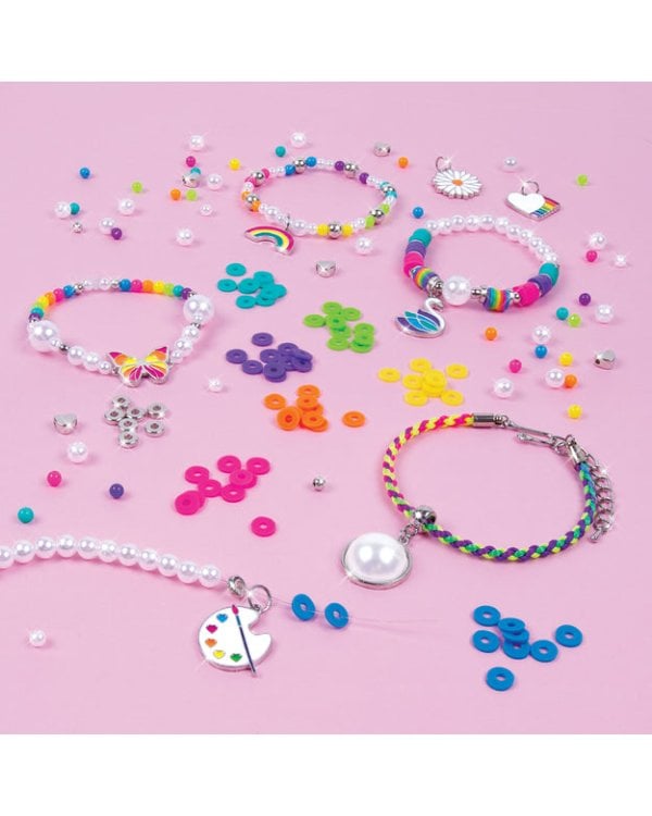 MAKE IT REAL DYI комлпект для создания украшений "Радуга и жемчуг"