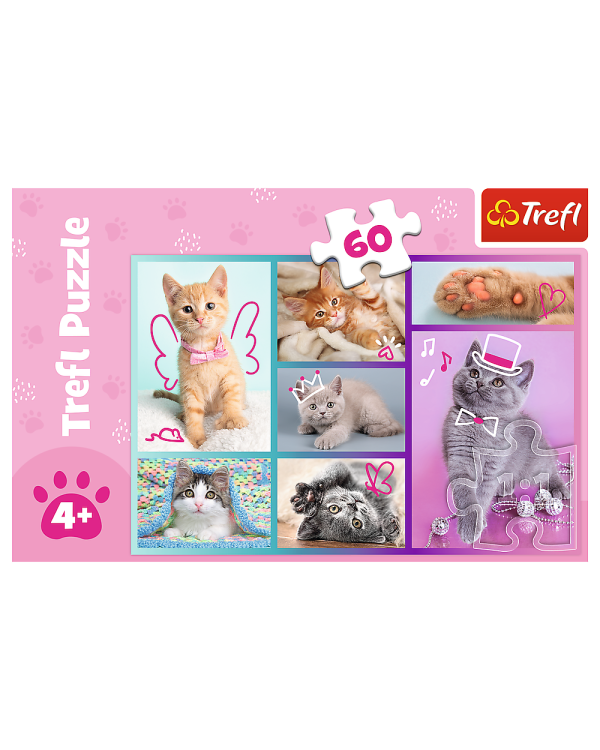 TREFL Пазл Котята, 60 шт.