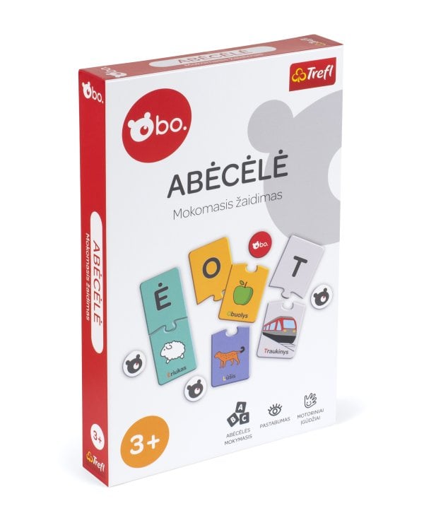 bo. Развивающая настольная игра "Алфавит" (на литовском языке)