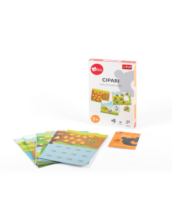 bo. Развивающая настольная игра "Цифры" (на латышском языке)