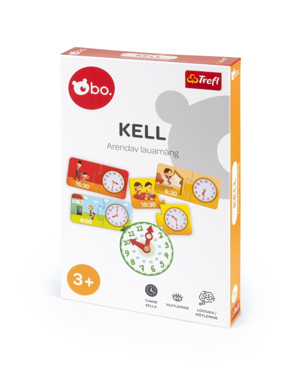 bo. Развивающая настольная игра "Часы" (на эстонском языке)