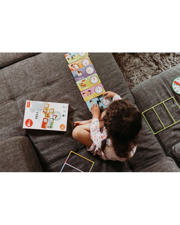 bo. Развивающая настольная игра "Часы" (на эстонском языке)