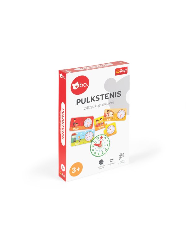 bo. Развивающая настольная игра "Часы" (на латышском языке)