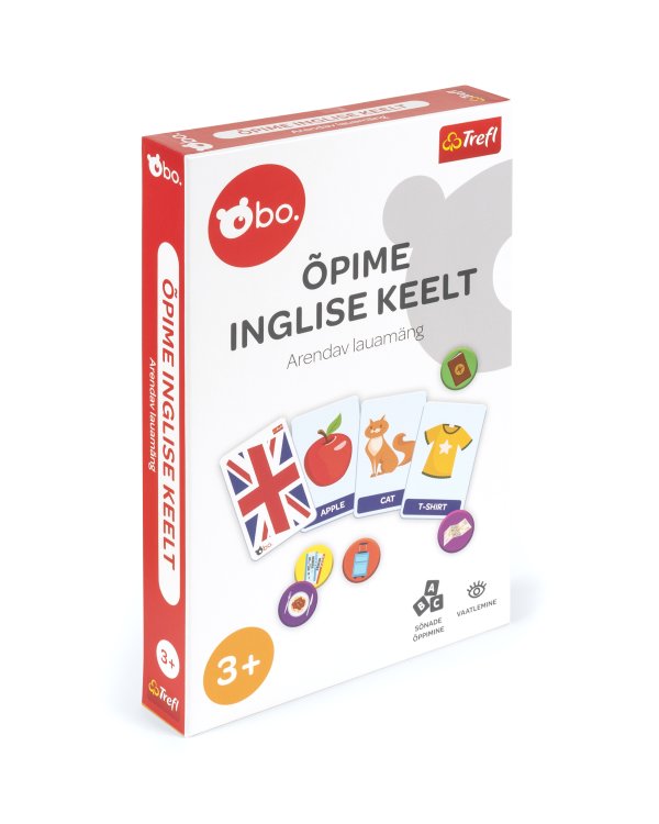 bo. Развивающая настольная игра "Учим английский" (на эстонском языке)