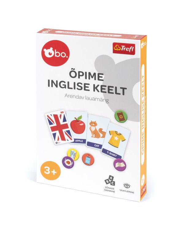 bo. Развивающая настольная игра "Учим английский" (на эстонском языке)