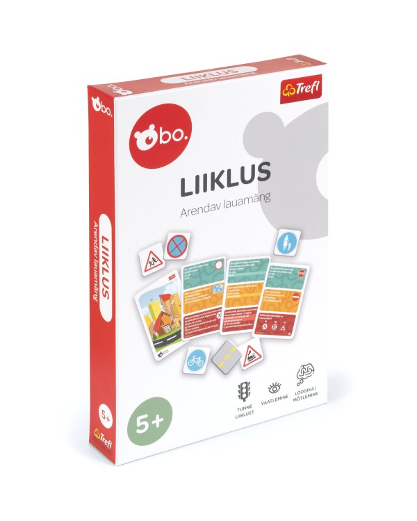 bo. Развивающая настольная игра "Дорожное движение" (на эстонском языке)