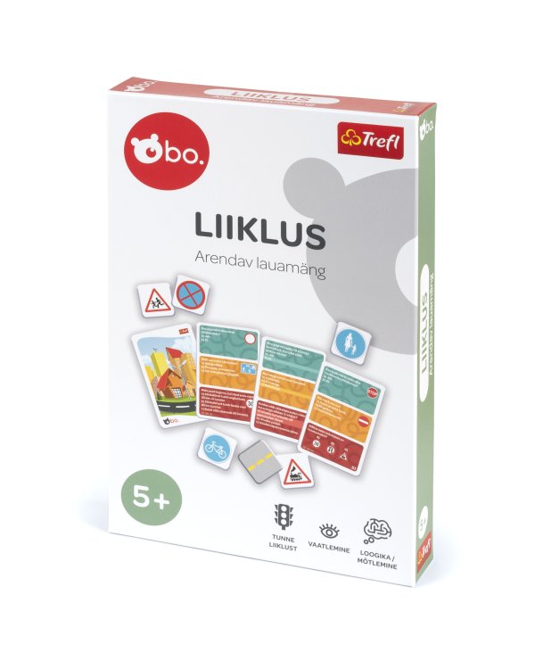 bo. Развивающая настольная игра "Дорожное движение" (на эстонском языке)