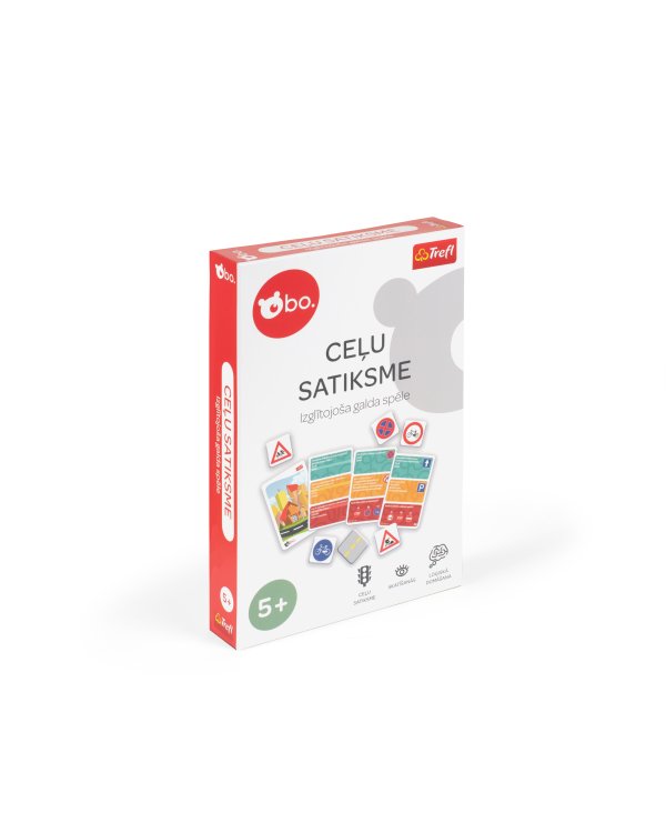 bo. Развивающая настольная игра "Дорожное движение" (на латышском языке)