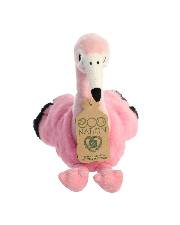 AURORA Eco Nation плюшевая игрушка Фламинго, 24 см