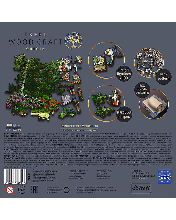 TREFL Пазл из дерева Викторианский дом 1000 шт.