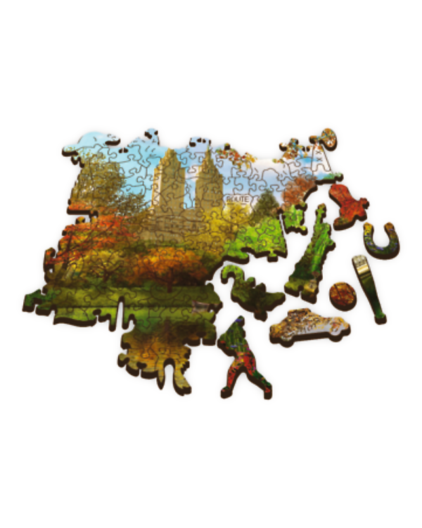 TREFL Пазл из дерева Центральный парк в Манхэттене 500+1 шт.