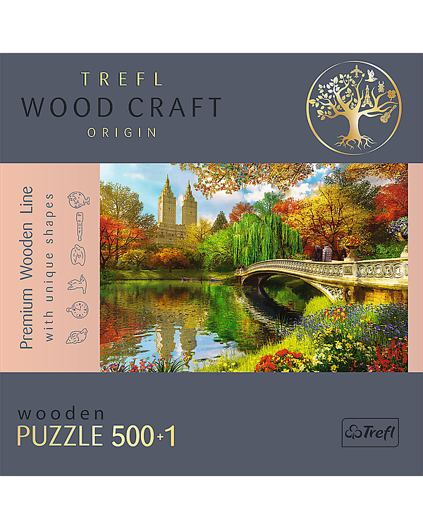 TREFL Пазл из дерева Центральный парк в Манхэттене 500+1 шт.