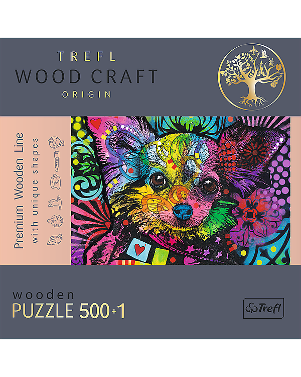 TREFL Пазл из дерева Щенок 500+1 шт.