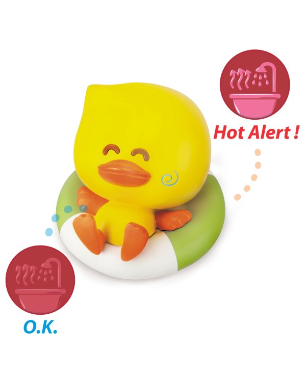 INFANTINO Игрушка для ванны с термометром, Уточка