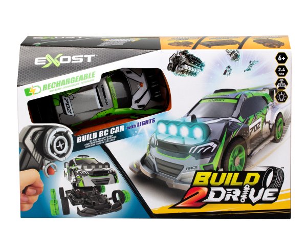 EXOST машинка на радиоуправлении Build 2 Drive - Rally Spotlights, 15см