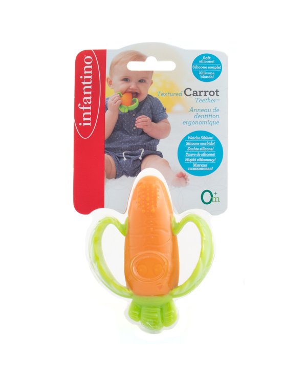 INFANTINO Погремушка-прорезыватель, Морковка