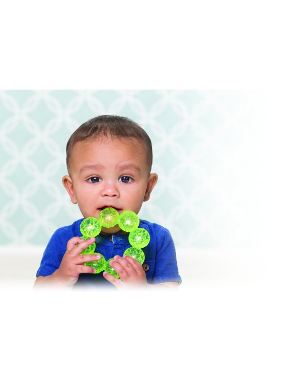 INFANTINO Охлаждающий прорезыватель с водой (зелёный)