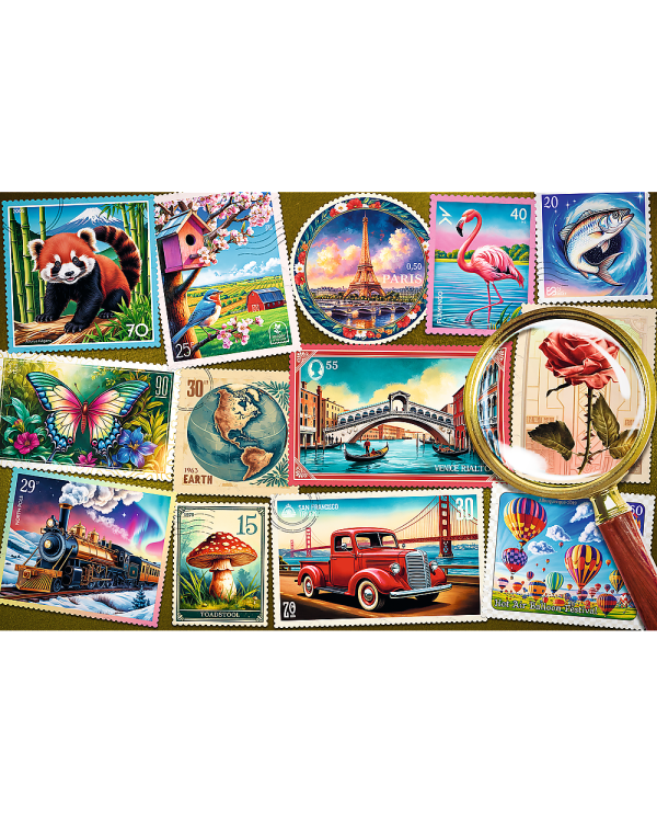 TREFL EasyPiece Пазл Почтовые марки, 300 шт.