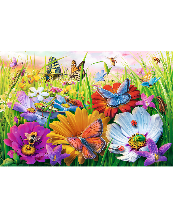 TREFL EasyPiece Пазл Насекомые на лугу, 300 шт.