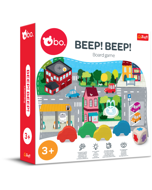 bo. Настольная игра "Beep! Beep!"