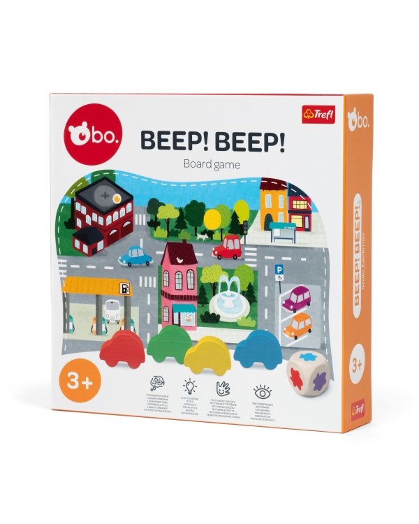 bo. Настольная игра "Beep! Beep!"