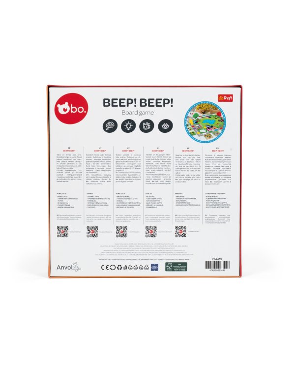 bo. Настольная игра "Beep! Beep!"