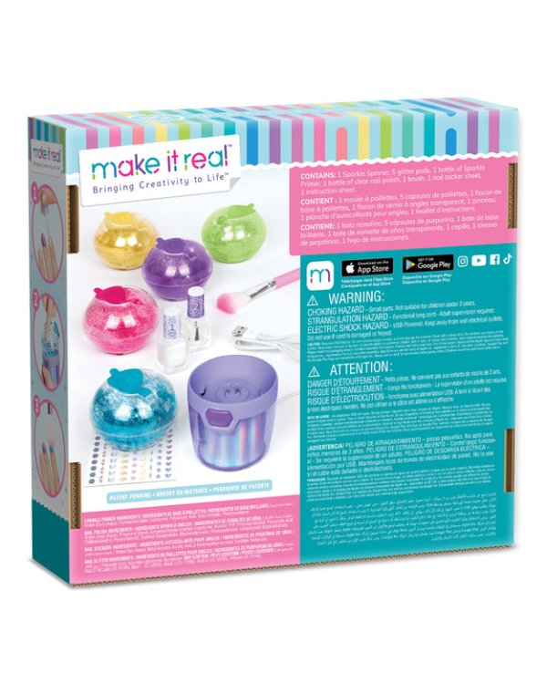 MAKE IT REAL Машинка для маникюра "Party Nails"