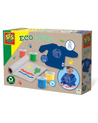 SES Эко-набор с фартуком для рисования пальцами