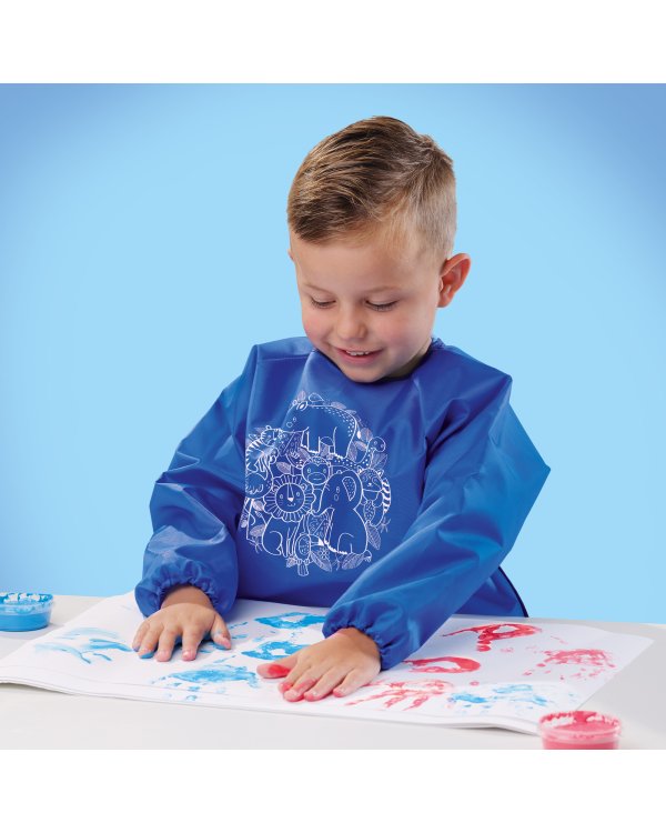 SES Эко-набор с фартуком для рисования пальцами