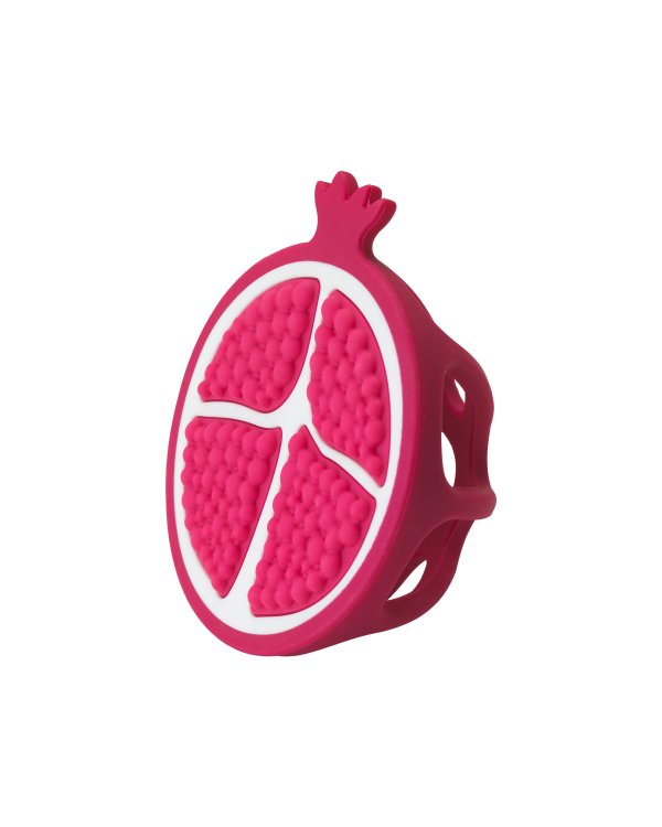 INFANTINO Успокаивающий силиконовый прорезыватель, гранат