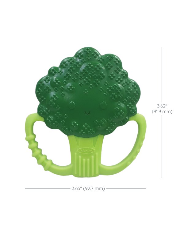 INFANTINO Погремушка-прорезыватель, Брокколи