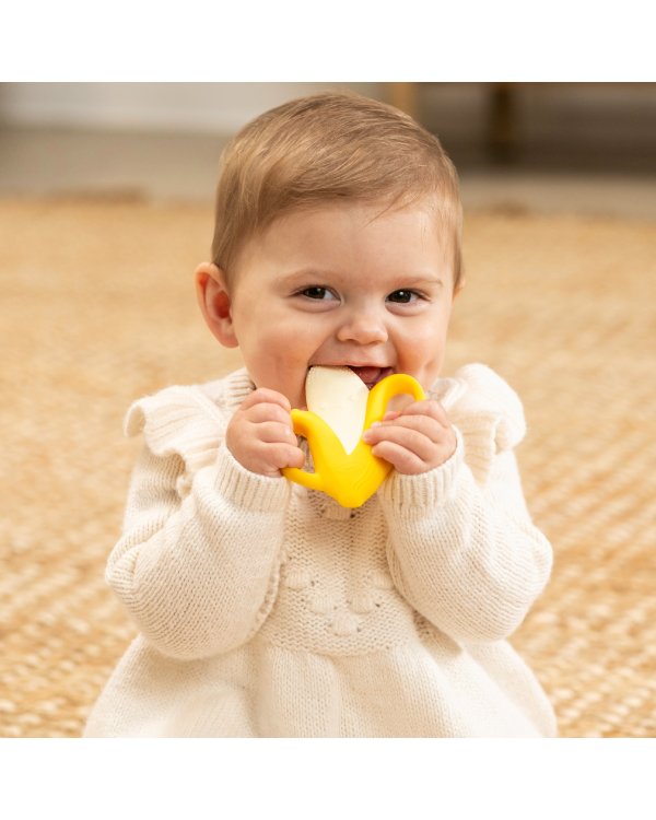INFANTINO Прорезыватель-погремушка, Банан